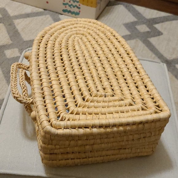 Wicker Basket Babydoll Toy Storage Carry on - Picture 11 of 11